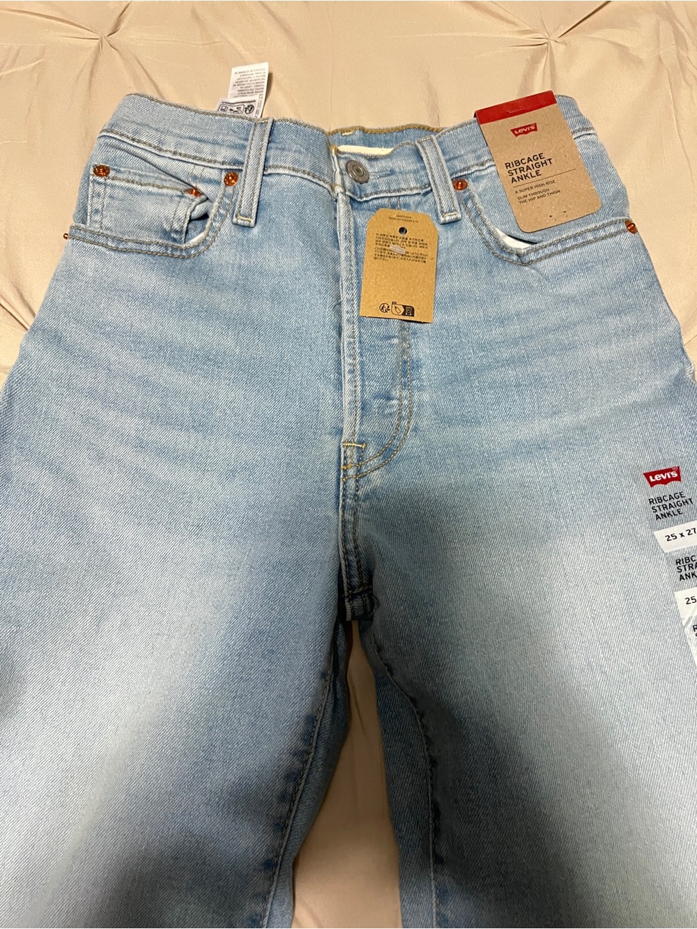 Levi's women Ribcage Straight Ankle Jeans - Light Blue